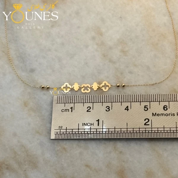 گردنبند طلا ونکلیفی و گوی